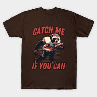 Catch Me If You Can Honey Badger Football Player T-Shirt